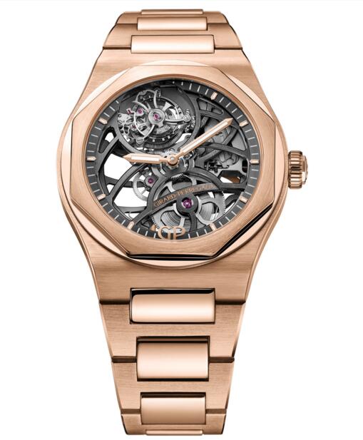 Cheap Girard-Perregaux Replica Laureato Flying Tourbillon Skeleton 99110-52-000-52A watch